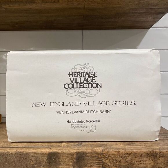 Department 56 Pennsylvania Dutch Barn New England Village #5648-0 Heritage - Picture 12 of 13